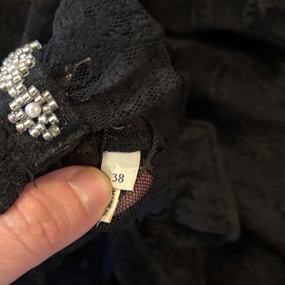 Chic Black Ruffled Midi Dress - Picture 5 of 9
